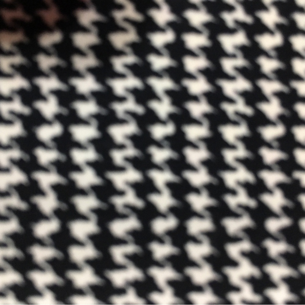 LYSSE Houndstooth Print Button Down Blouse - image 5